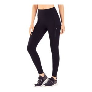 $90 NEW Fabletics Black High-Waisted Statement Motion365 Legging